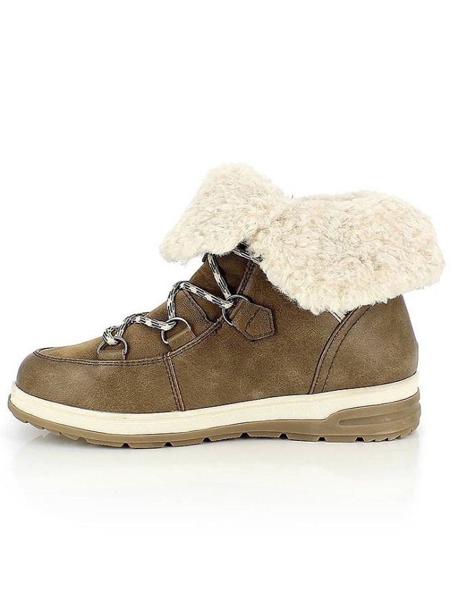 Kimberfeel Botki zimowe "Abigail" w kolorze brązowym rozmiar: 36