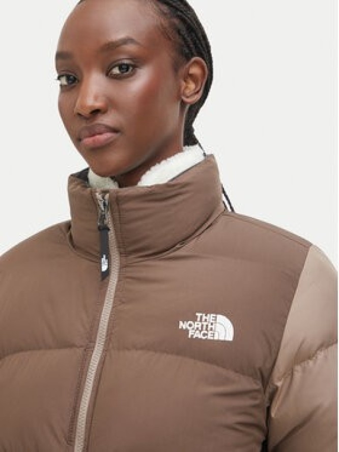The North Face Kurtka zimowa Saikuru NF0A8GCB Brązowy jasny Boxy Fit