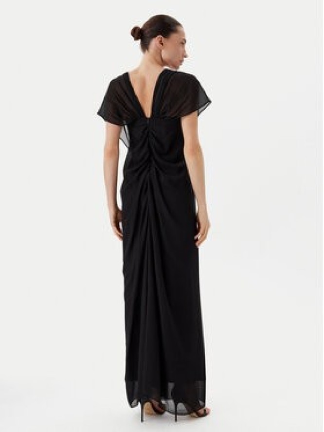 Eleh Sukienka wieczorowa ESS250187 Czarny Regular Fit