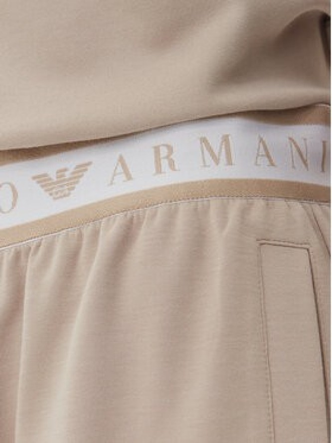 EA7 Emporio Armani Spodnie dresowe 7W000282 AF12501 U6155 Beżowy Loose Fit