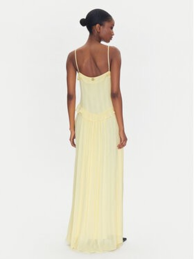 TWINSET Sukienka letnia 251TP2262 Żółty Loose Fit