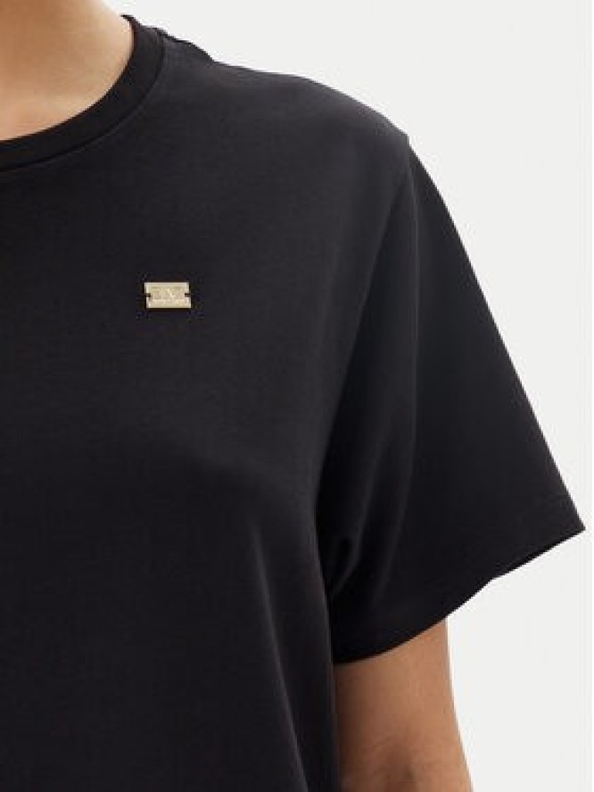 EA7 Emporio Armani T-Shirt 7W000028 AF10373 UC001 Czarny Loose Fit