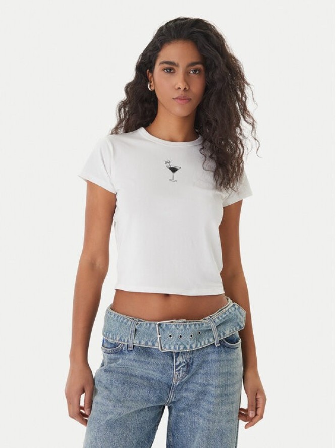 HUGO T-Shirt Dichroma_B 50560769 Écru Slim Fit