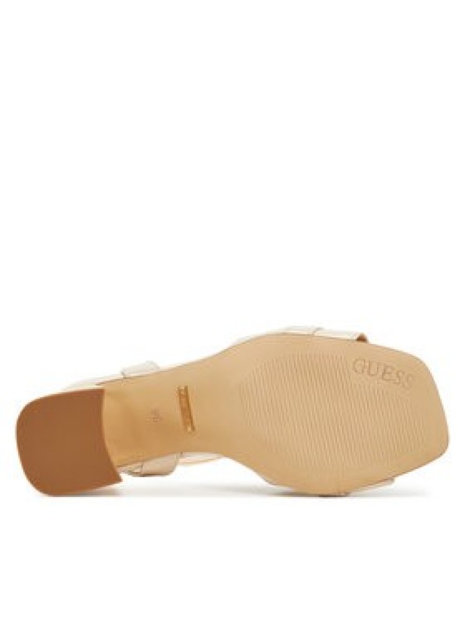 Guess Sandały FLJGRT LEA03 Beżowy