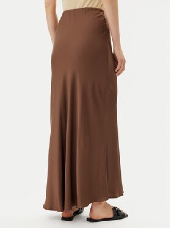 ViCOLO Spódnica maxi TD0472 Brązowy Slim Fit