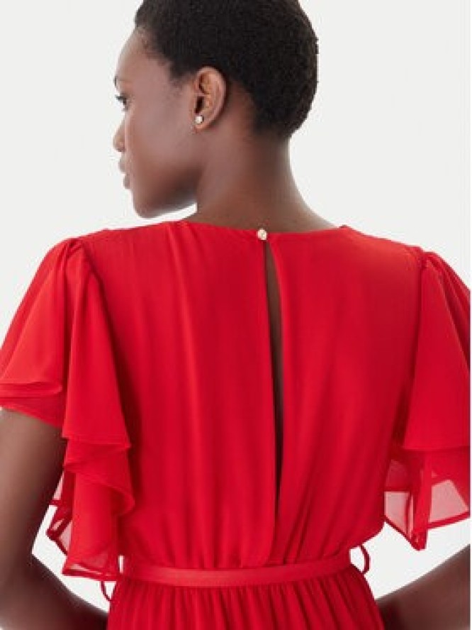 Artigli Sukienka koktajlowa ACAB004967 Czerwony Regular Fit