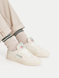 Reebok Sneakersy EO-CLUB C 85 VINTAGE 100007797 Kremowy