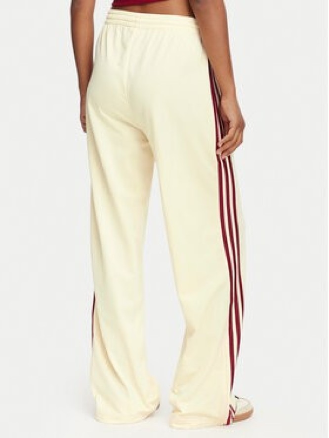 adidas Spodnie dresowe Firebird Loose Tracksuit KS4671 Kremowy Loose Fit