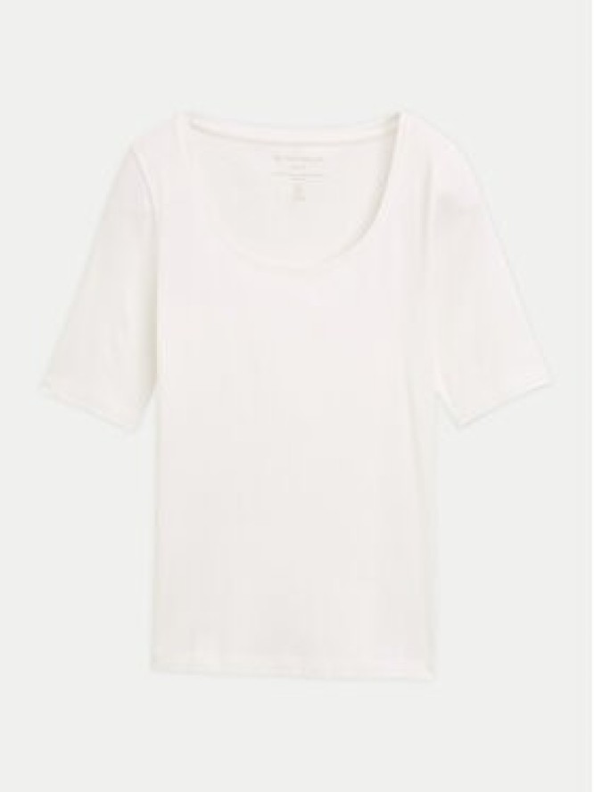 Tom Tailor T-Shirt 1045541 Biały Regular Fit