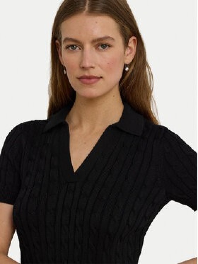 LAUREN RALPH LAUREN Polo 200P14041002 Czarny Regular Fit