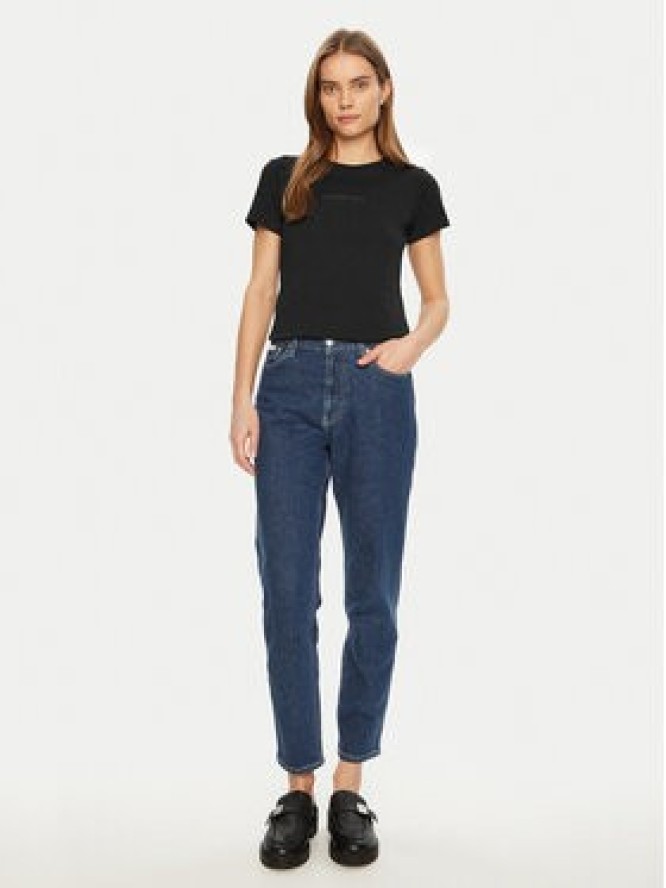 Calvin Klein Jeans T-Shirt Institutional Graphic J20J224990 Czarny Slim Fit