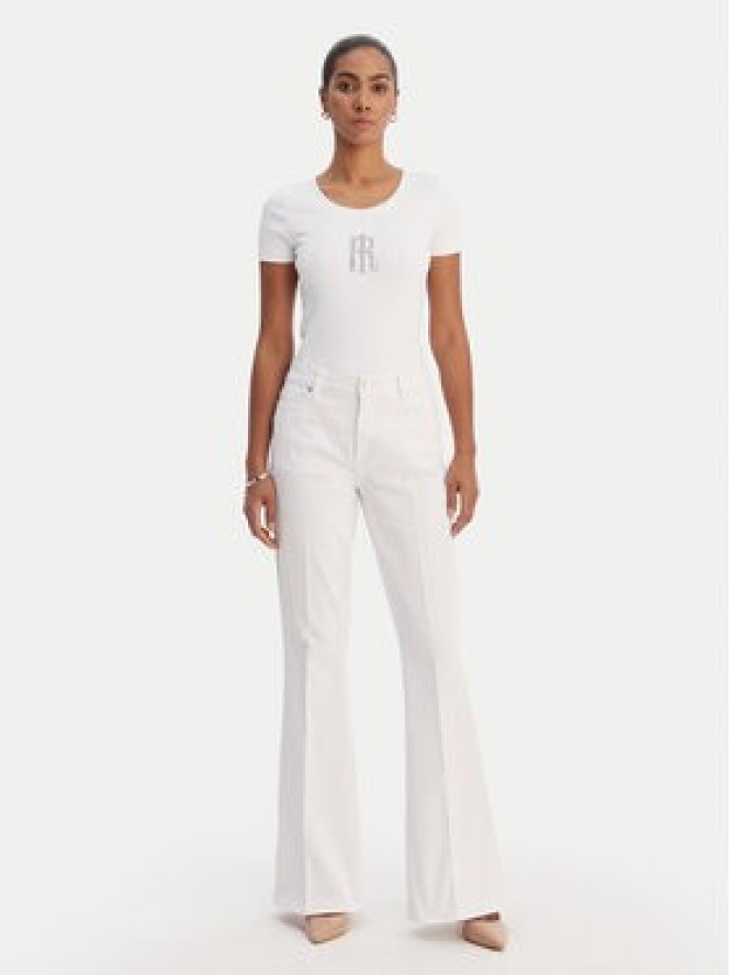 Fracomina T-Shirt FP26ST3001J42701 Biały Slim Fit