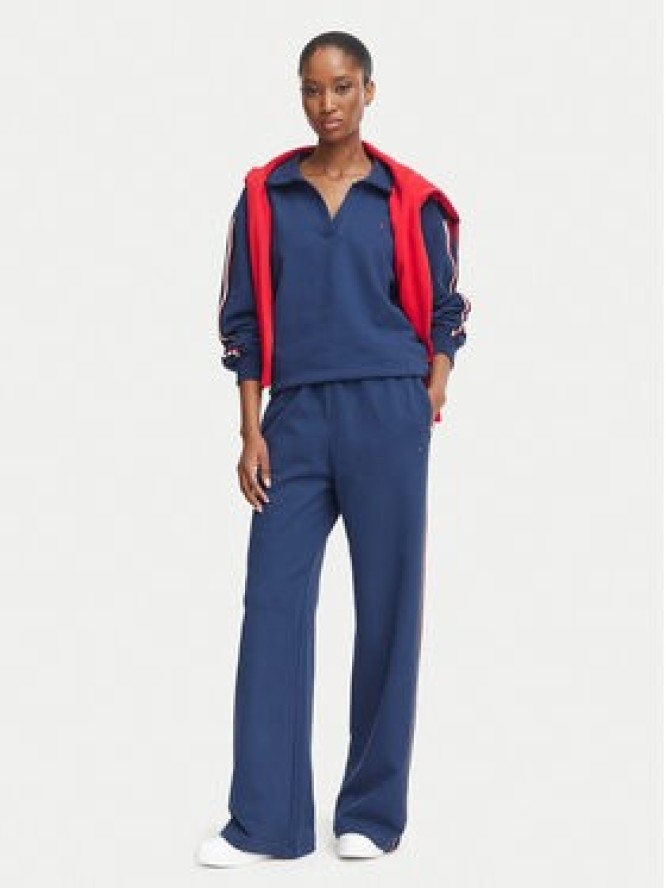 Tommy Hilfiger Bluza Rugby UW0UW06629 Niebieski Relaxed Fit