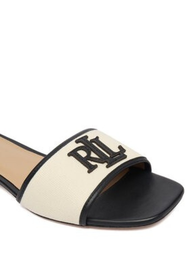 LAUREN RALPH LAUREN Klapki 802P04395004 Écru
