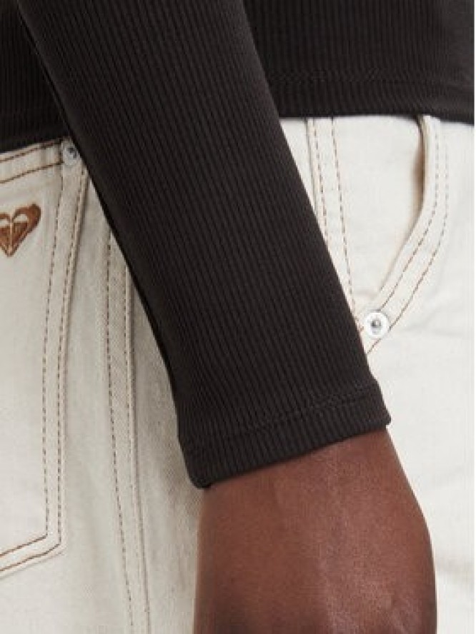 Guess Bluzka V4BP07 K8RT2 Brązowy ciemny Slim Fit