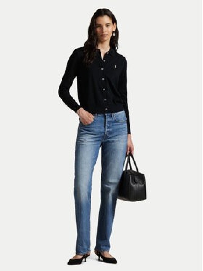 Polo Ralph Lauren Kardigan 211972110001 Czarny Slim Fit