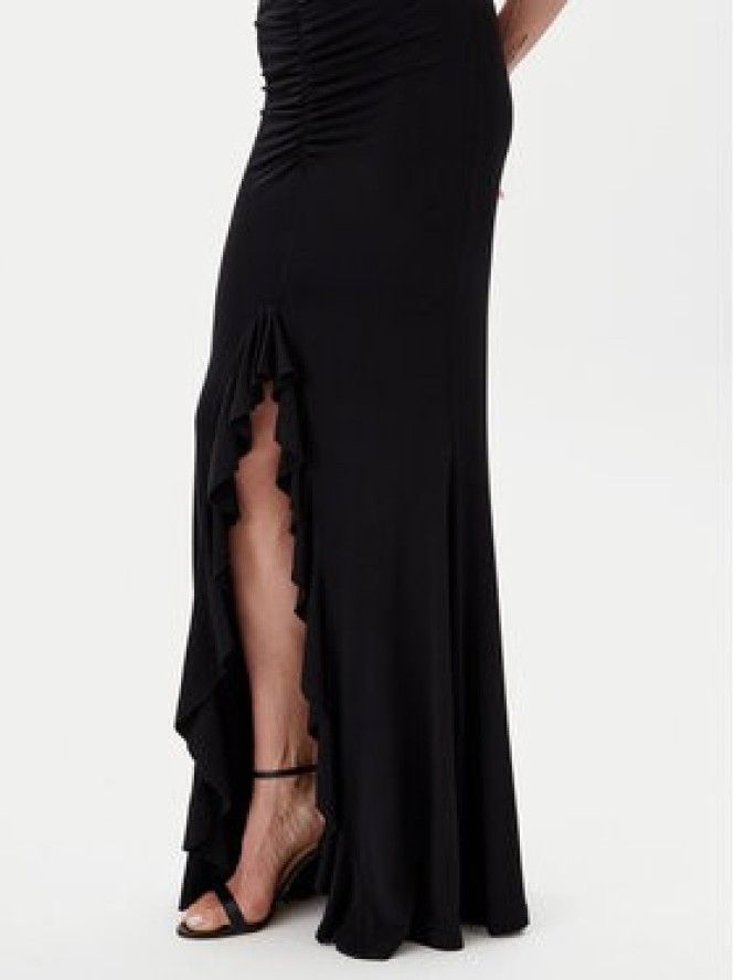 Eleh Sukienka wieczorowa ESS250194 Czarny Regular Fit