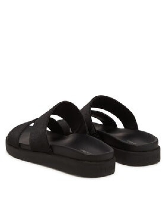 Calvin Klein Klapki Flat Slide Jacq HW0HW02487 Czarny