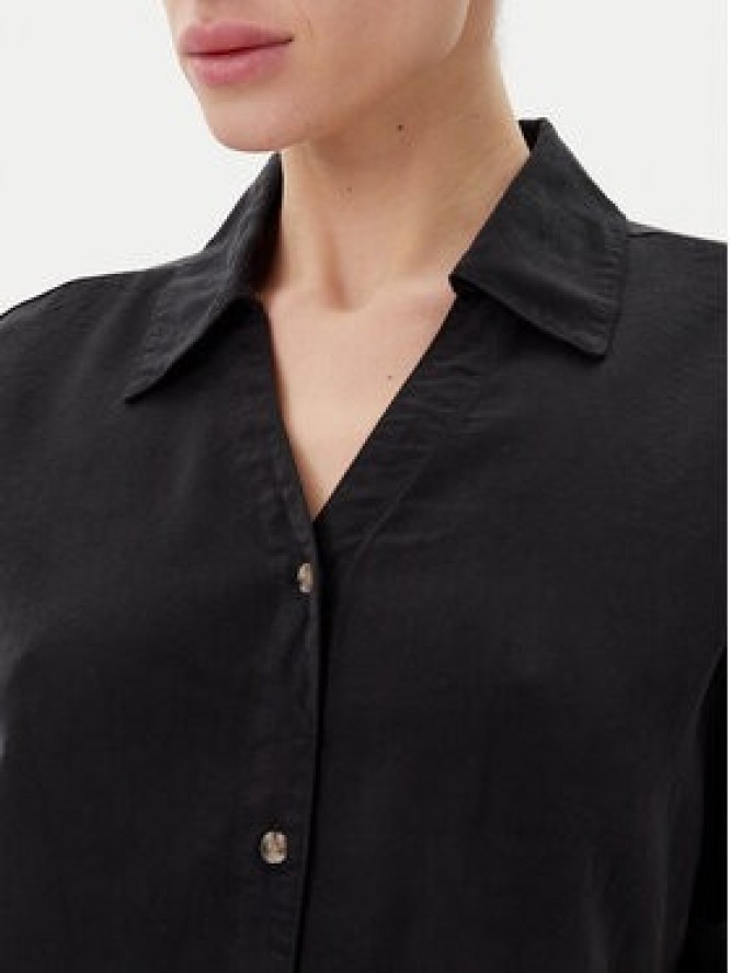 Vero Moda Koszula Fleur 10326059 Czarny Regular Fit