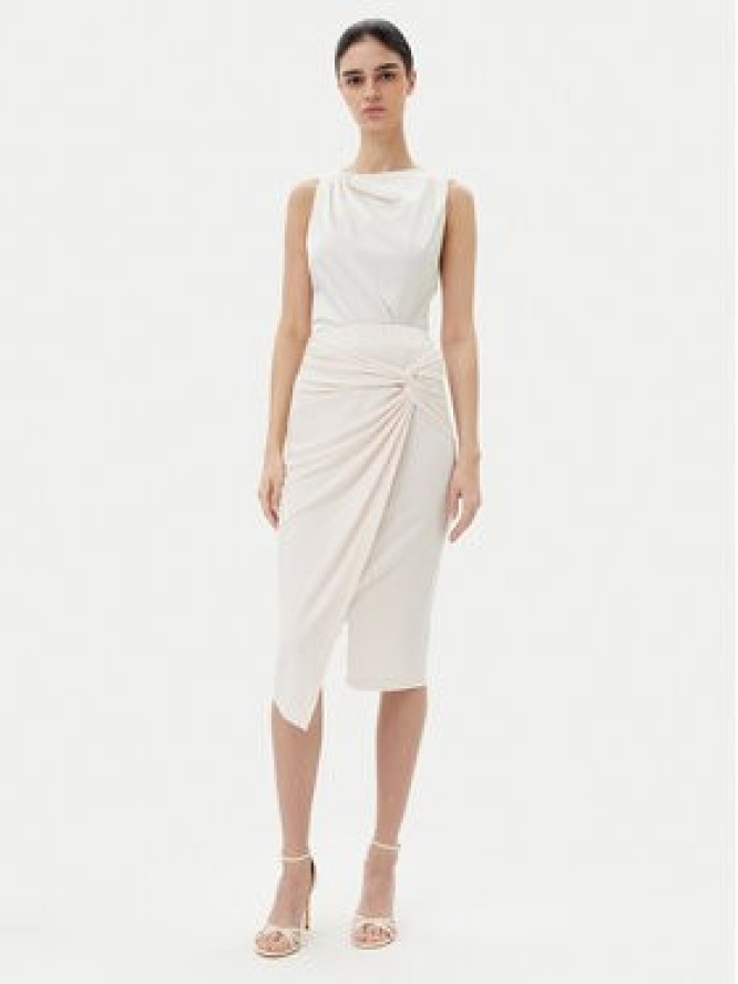 Rinascimento Spódnica midi CFC0123489003 Beżowy Regular Fit