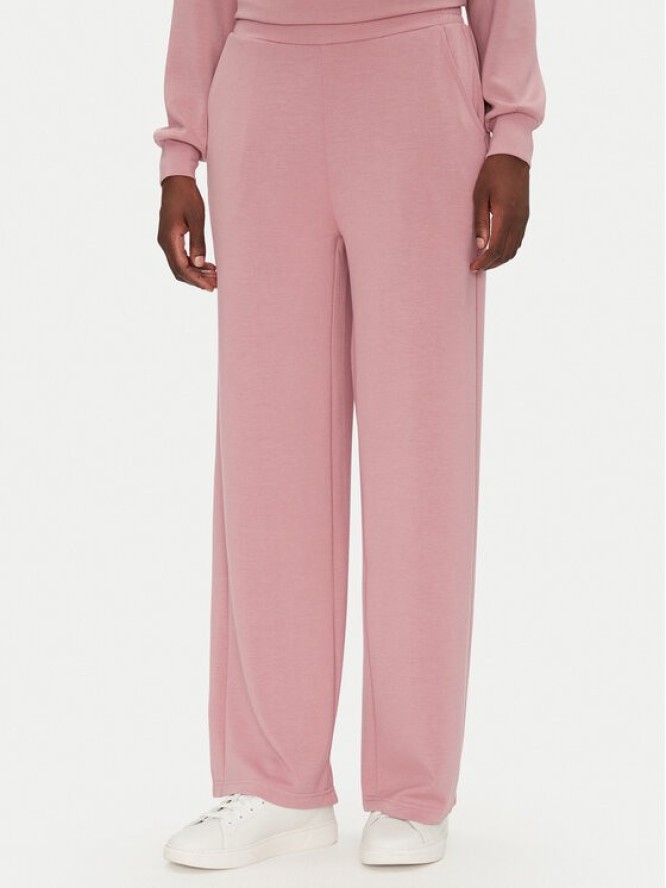 Fransa Spodnie dresowe 20615556 Różowy Regular Fit