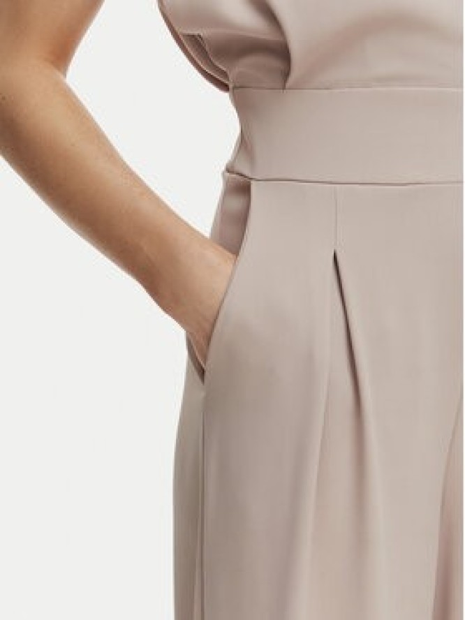 Rinascimento Kombinezon CFC0127546003 Beżowy Wide Leg