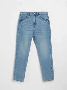 Jeansy mom fit - niebieski
