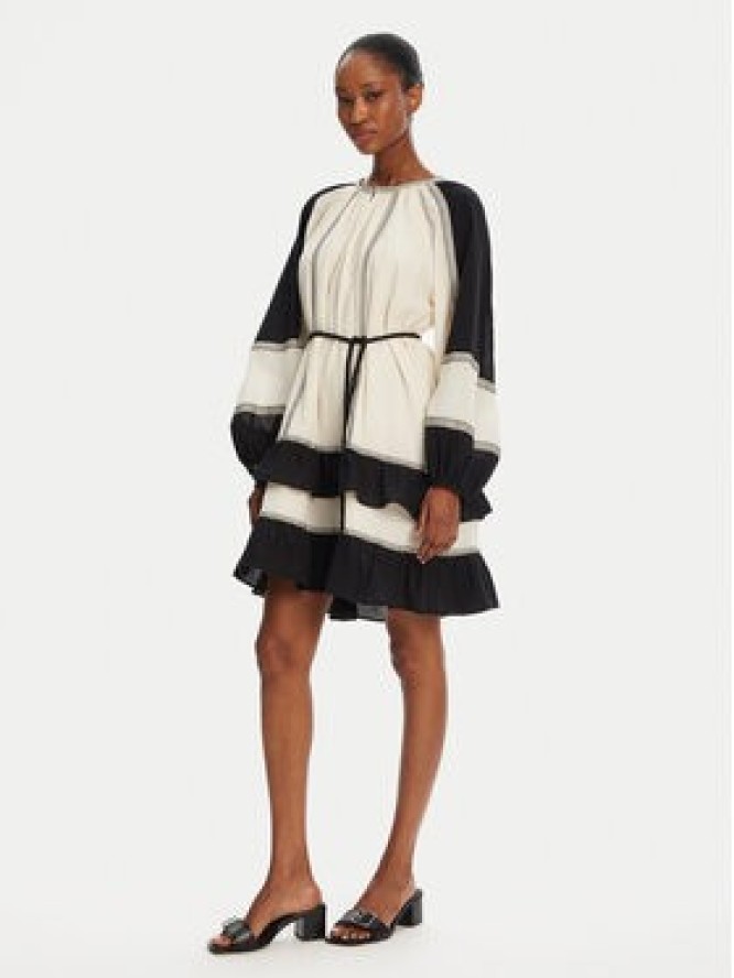 Devotion TWINS Sukienka codzienna Emphasis 025.301G Écru Loose Fit