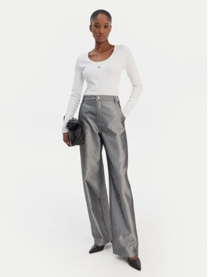 Calvin Klein Jeans Jeansy LV047E718G Szary Barrel Fit