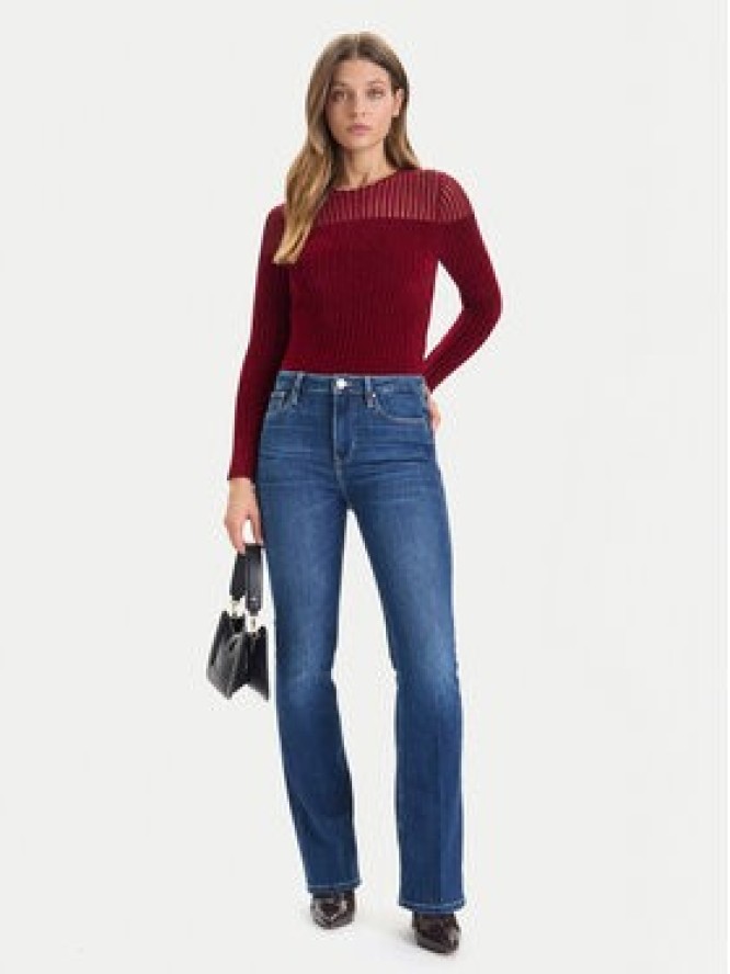 Guess Jeansy W5BA0L D4U5A Niebieski Flare Fit