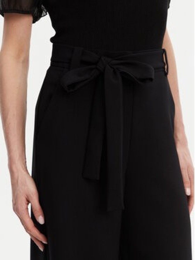 French Connection Spodnie palazzo 74QZH Czarny Regular Fit