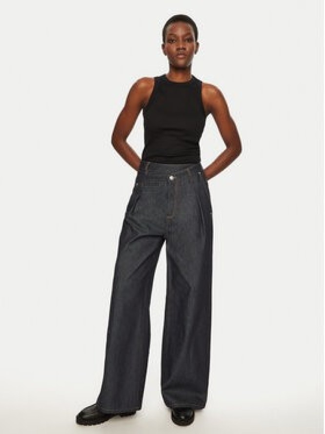 IVY OAK Top Klara IO1100X2350 Czarny Slim Fit