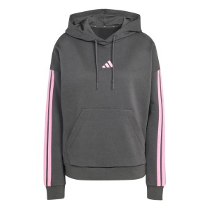 Bluza damska z kapturem adidas Essentials 3-stripes Fleece