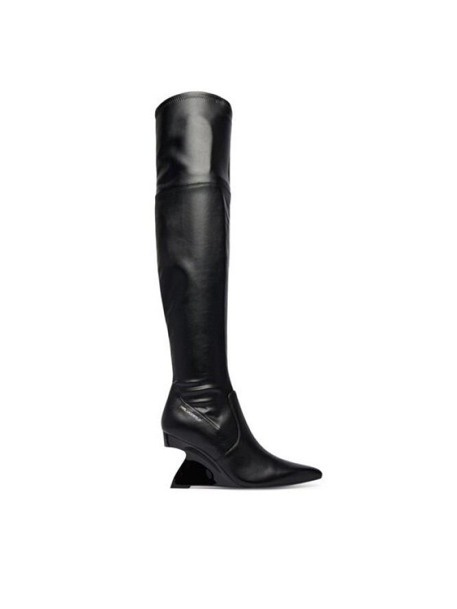 KARL LAGERFELD Kozaki Waverly KL34690 Czarny