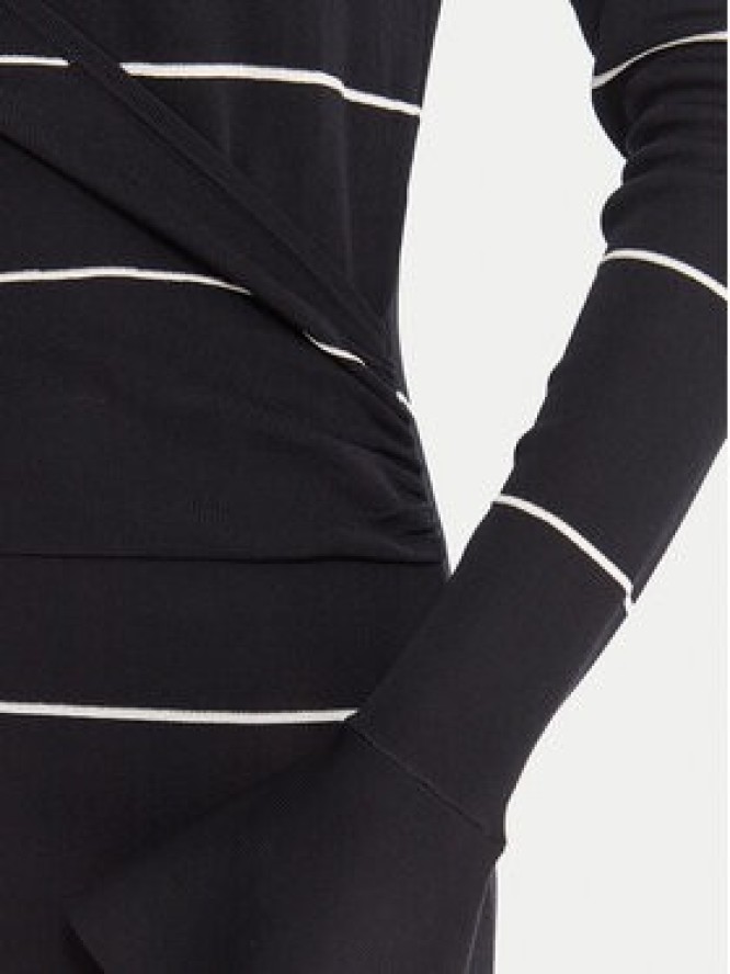 French Connection Sukienka dzianinowa 71ZAG Granatowy Regular Fit