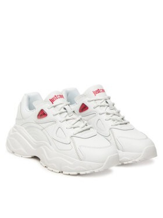 Just Cavalli Sneakersy 79RA3SL1 Biały