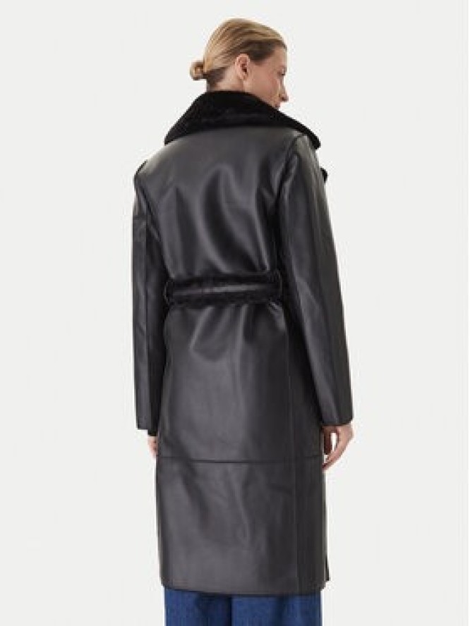 LOLA CASADEMUNT Płaszcz zimowy LF2501015 Czarny Regular Fit