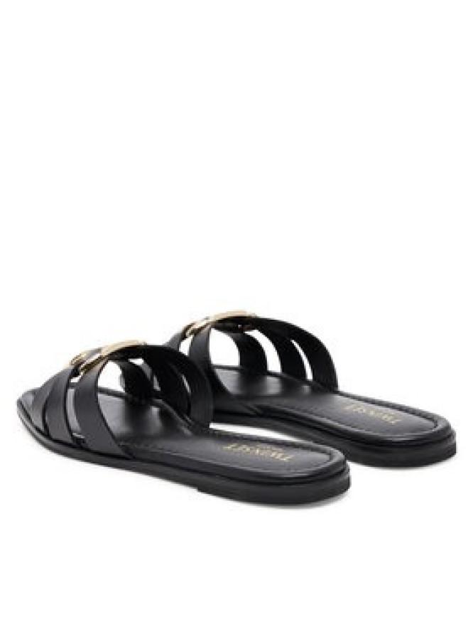 TWINSET Klapki 251TGT090 Czarny