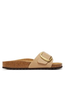 Birkenstock Klapki Madrid Big Buckle 1024009 Beżowy