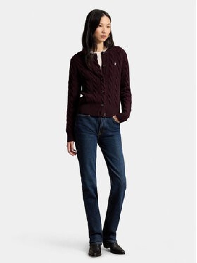 Polo Ralph Lauren Kardigan 211972104506 Fioletowy Slim Fit