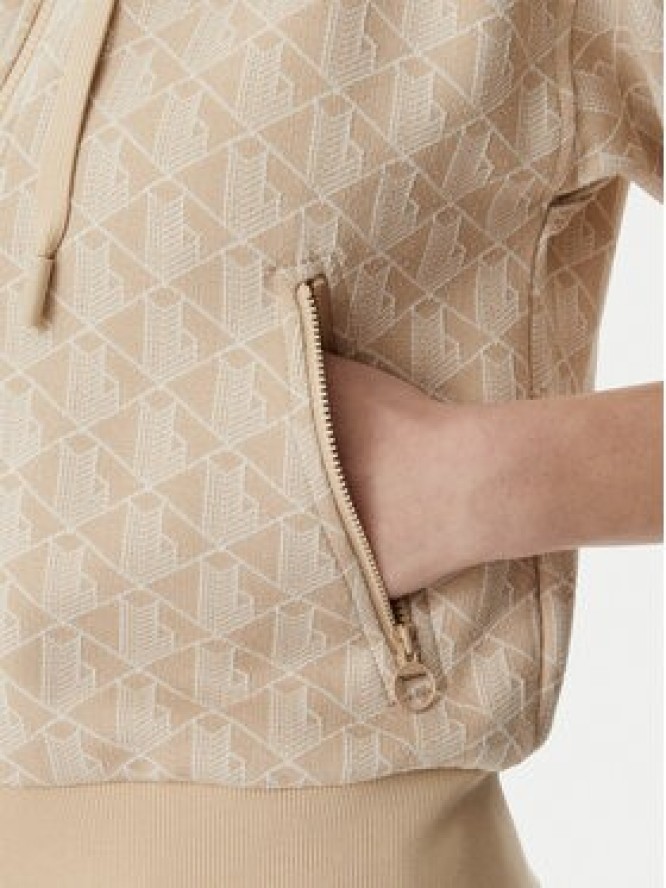 Lacoste Bluza SF7606 Beżowy jasny Regular Fit