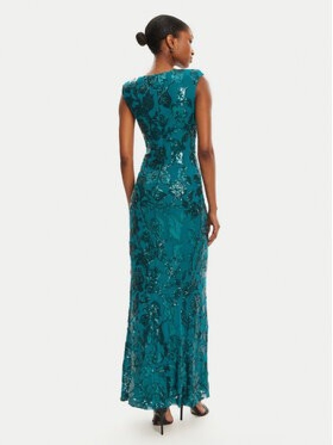 Rinascimento Sukienka wieczorowa CFC0123067003 Zielony Regular Fit