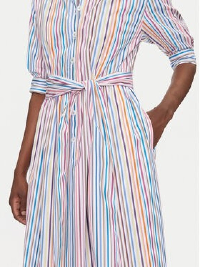 Luisa Spagnoli Sukienka koszulowa Piastrella 542094 Kolorowy Regular Fit