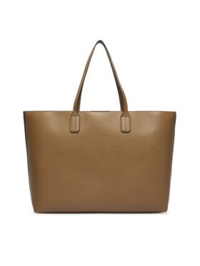 Tommy Hilfiger Torebka Th Icon Tote AW0AW18173 Brązowy
