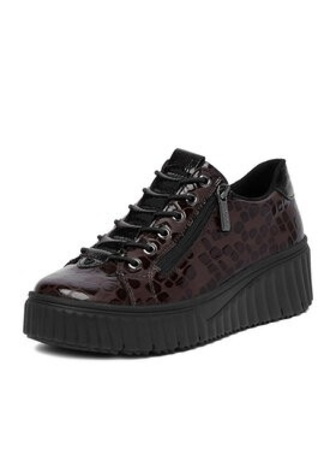 Rieker Sneakersy CEO-N2555-25 Brązowy ciemny