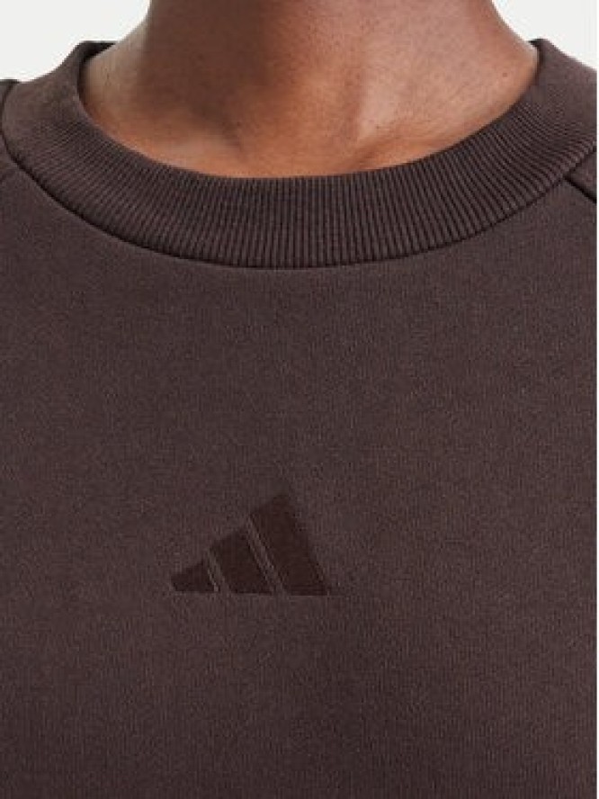 adidas Bluza Adidas Kit 3-Stripes KW7702 Brązowy Loose Fit