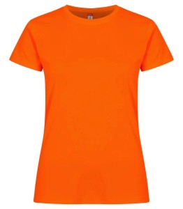 clique Basic Active-T Women T-shirt z poliestru – Visibility Orange