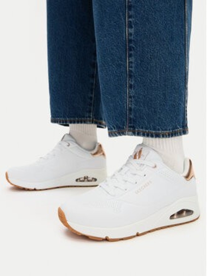 Skechers Sneakersy Uno 177094/WHT Biały