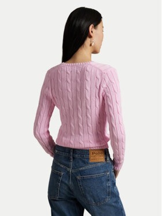 Polo Ralph Lauren Sweter 211971870006 Różowy Slim Fit