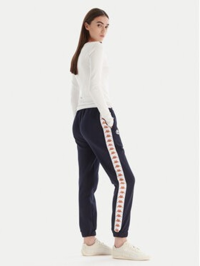 Kappa Spodnie dresowe 311M8HW R10 Granatowy Regular Fit